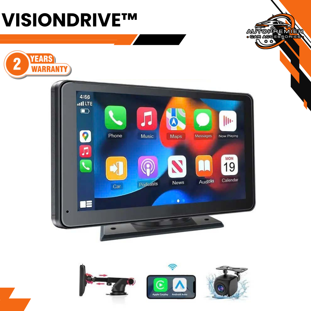 Portable CarPlay & Android Auto Screen